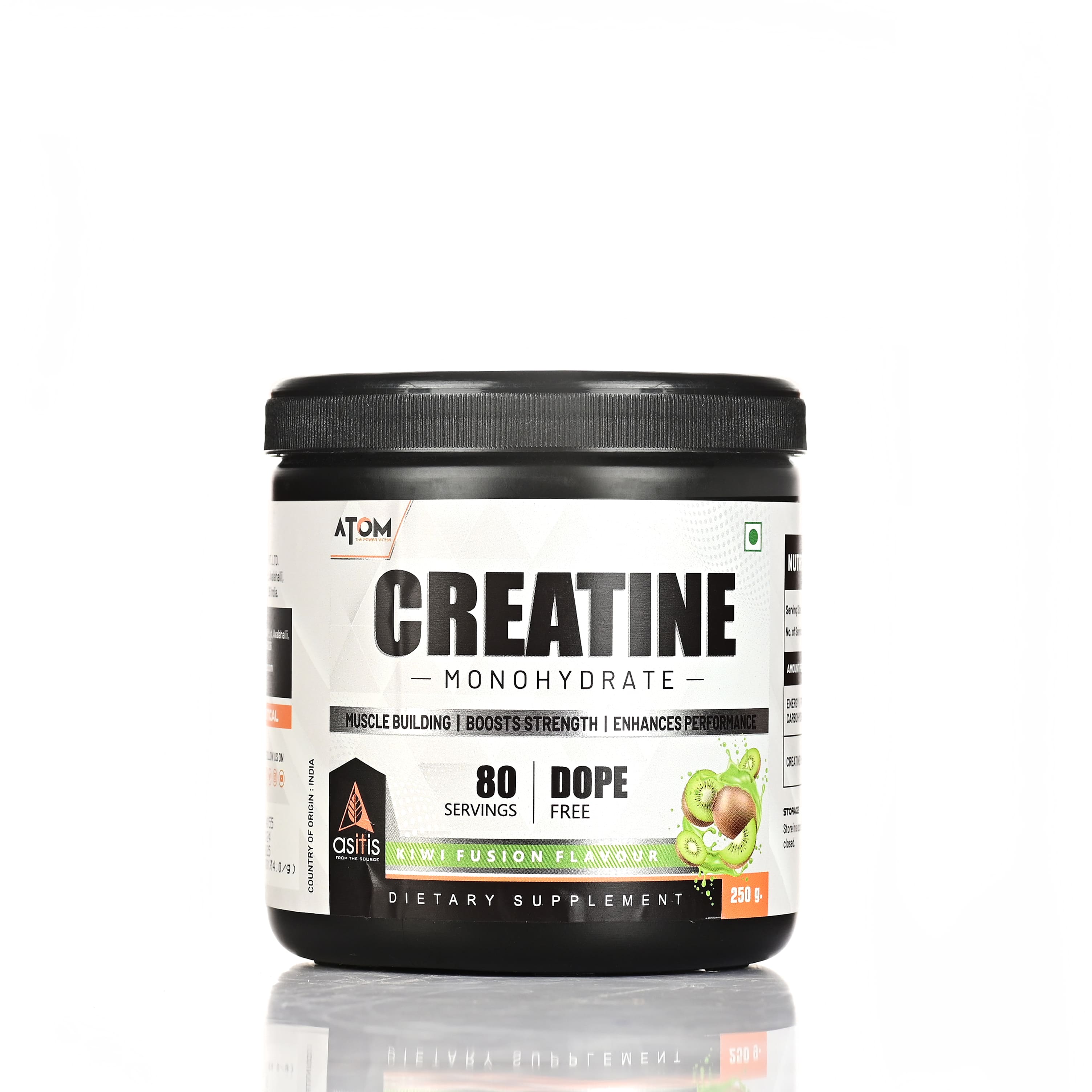 Atom Creatine 250 gm Asitis
