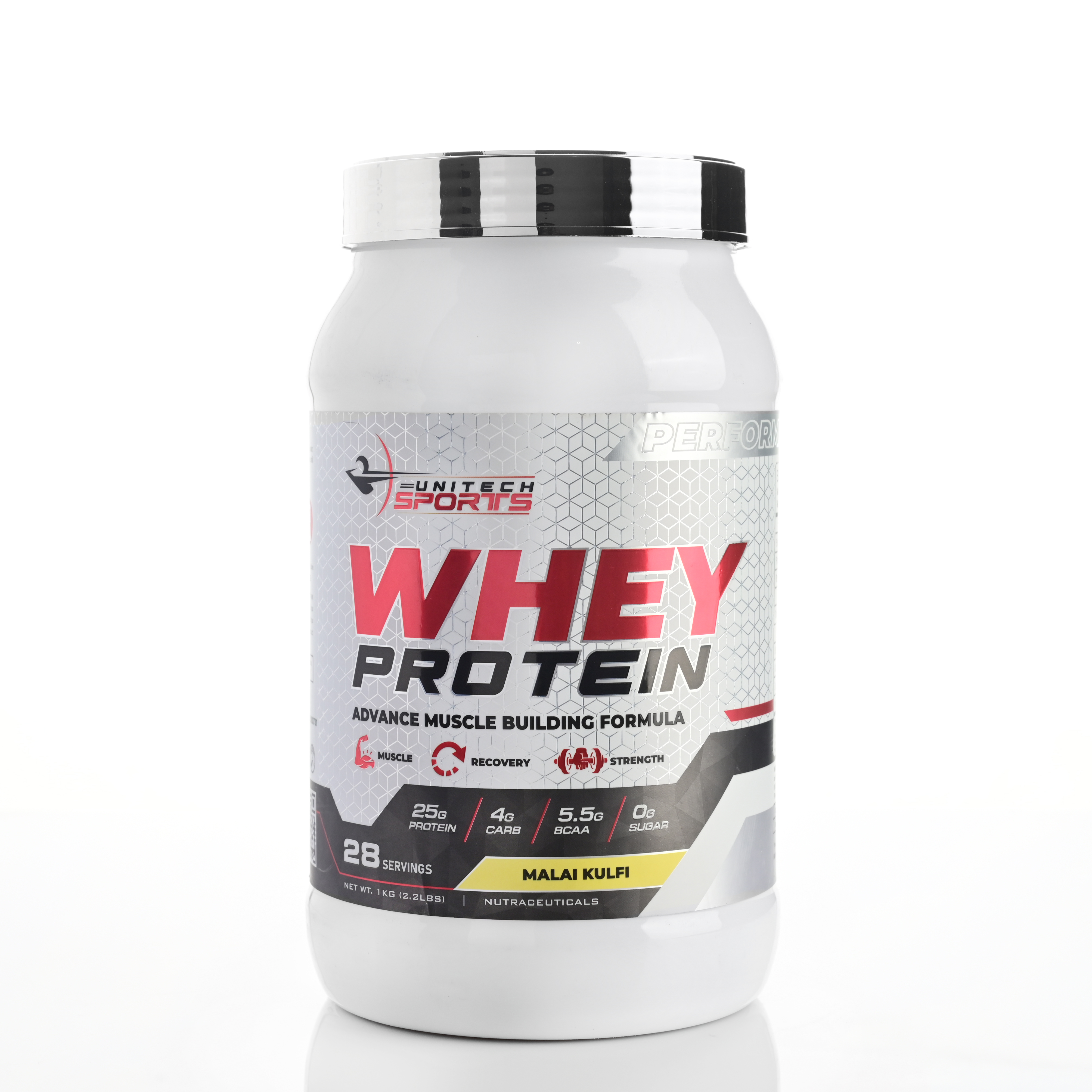 Unitech Whey Protein 1Kg Malai Kulfi