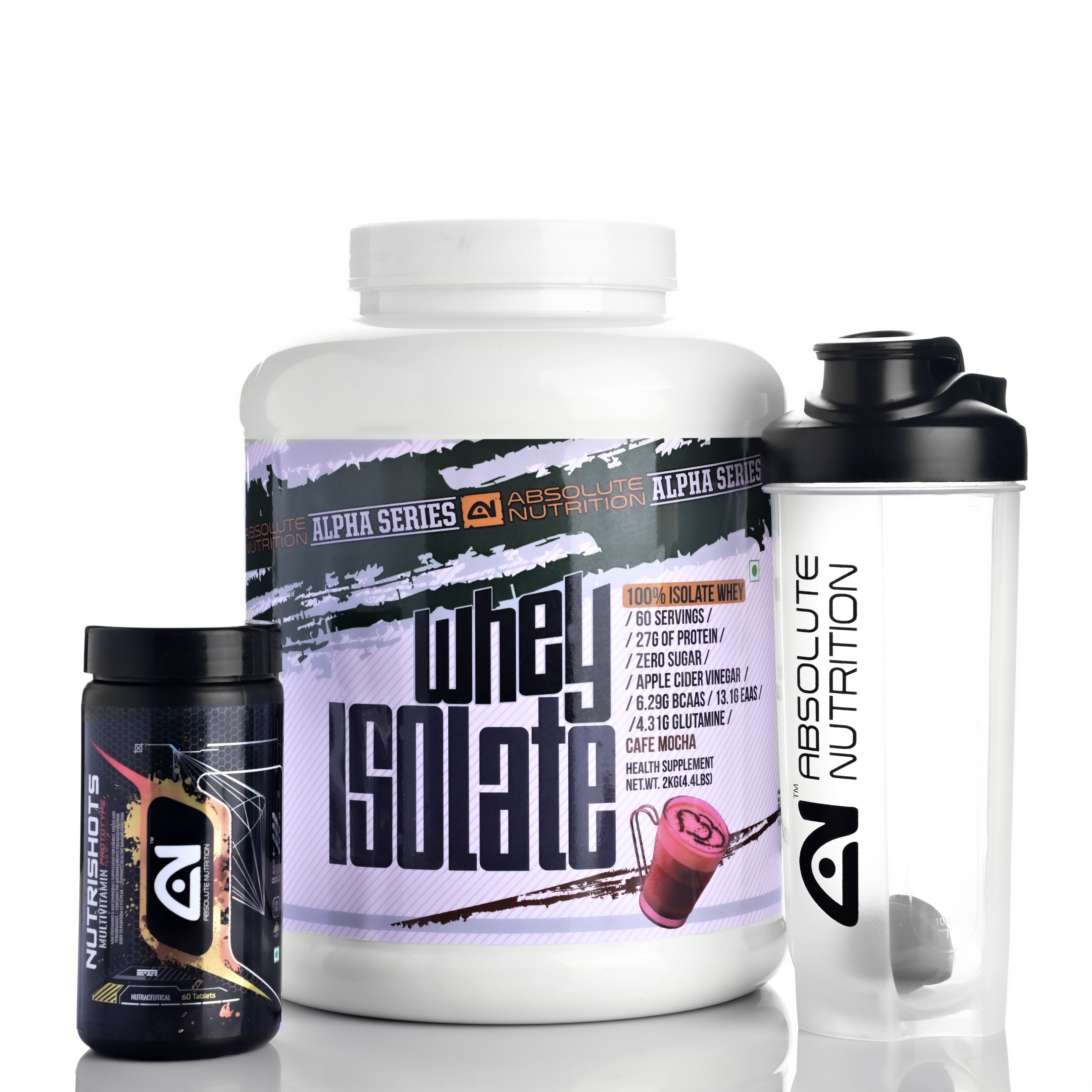 Absolute Whey Protein Isolate 2kg (Cafe Mocha)