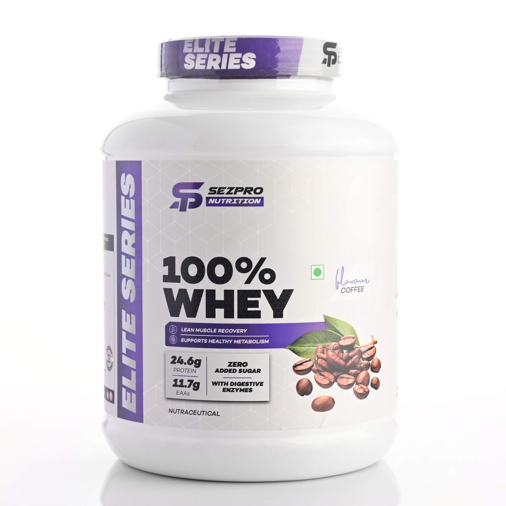 Sezpro Nutrition 100% Whey Protein - 2kg (Coffe)