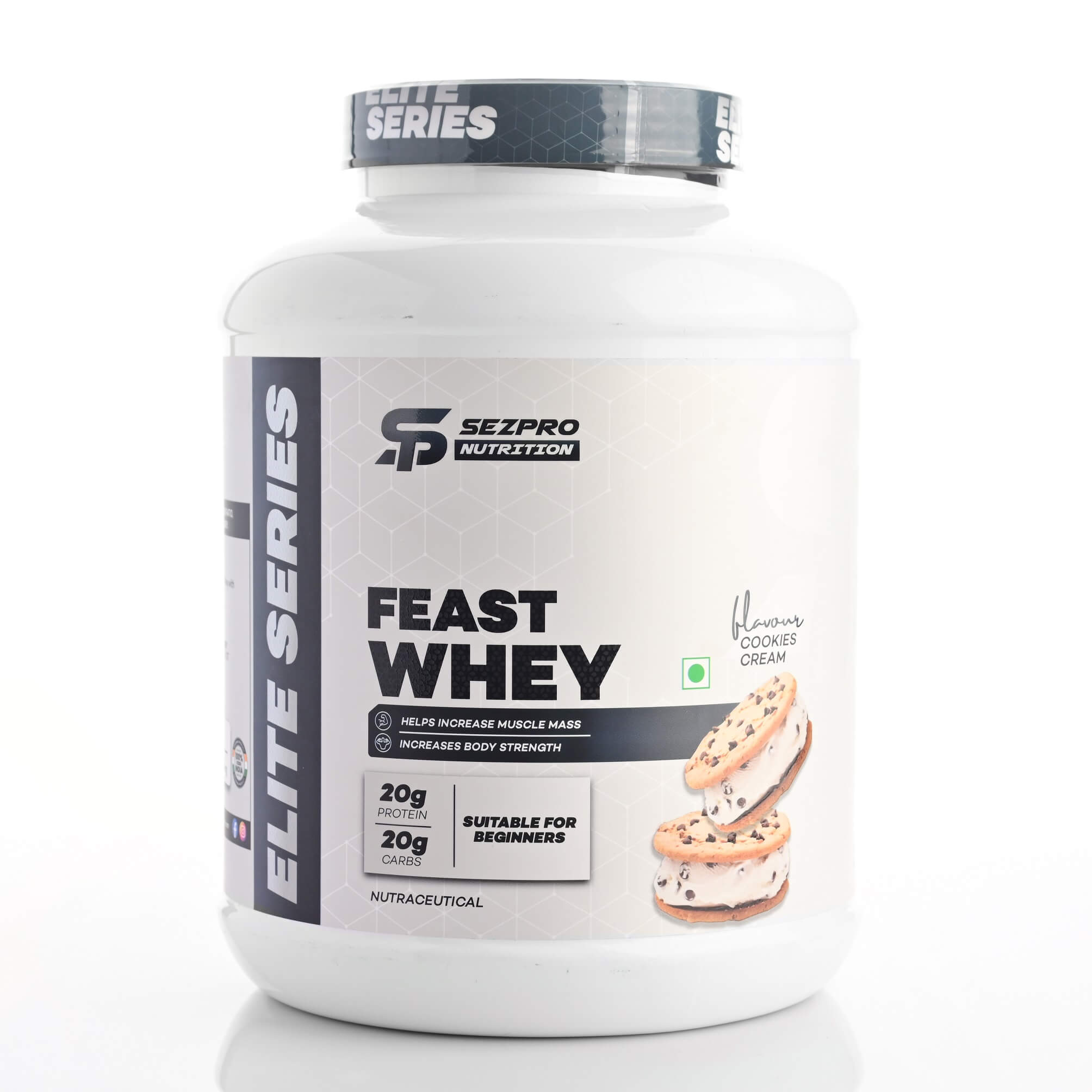 Sezpro Nutrition Feast Whey - 2kg - Cookies Cream