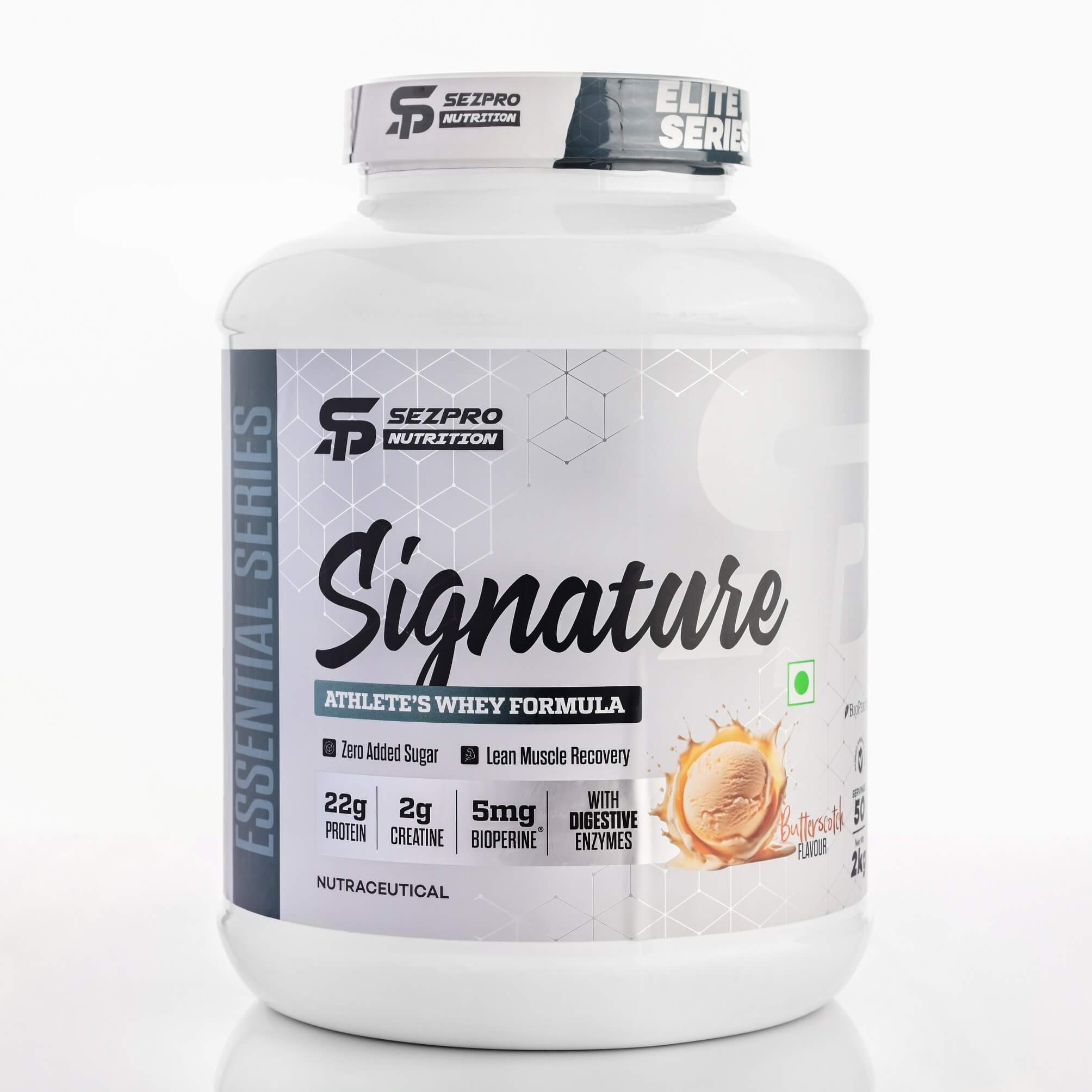 Sezpro Nutrition Signature Athlete's Whey Formula - 2kg (Butterscotch)