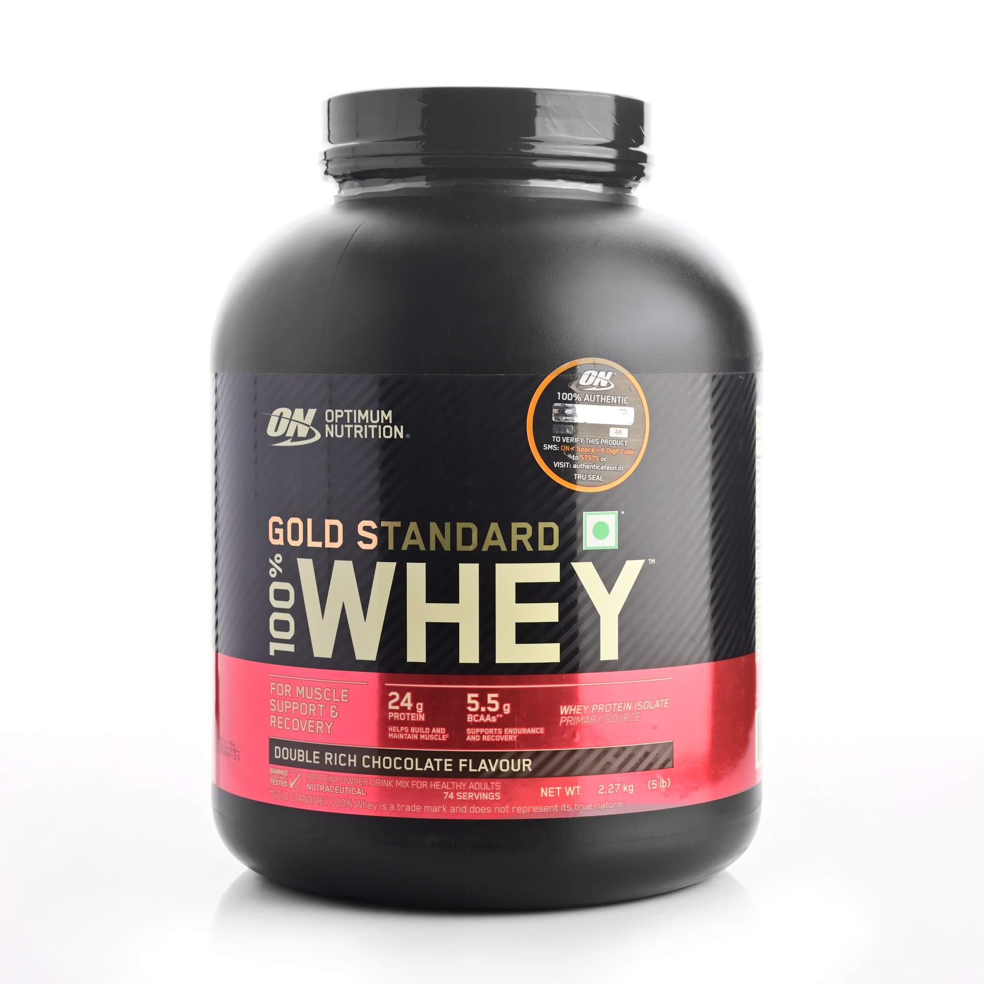 Gold Standard 100% Whey Protein Powder | Double Rich Choclate | 5 lbs  72 reviews / Write a Review