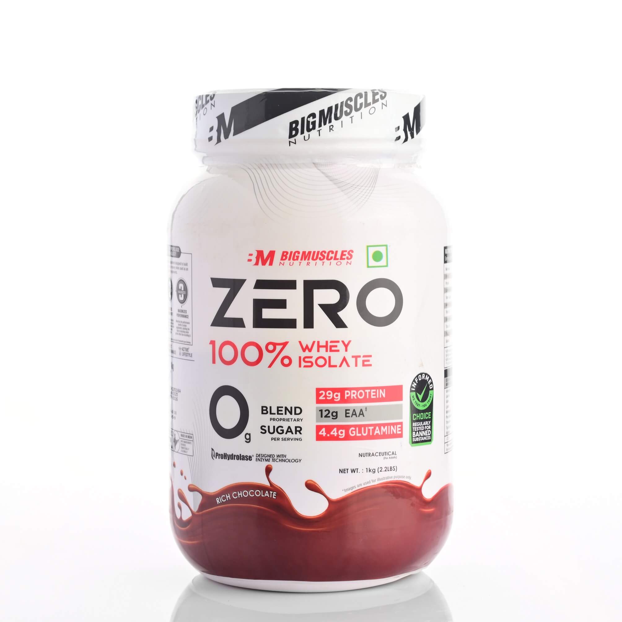 Big Muscle Zero Ripped 1kg (Rich Choclate)