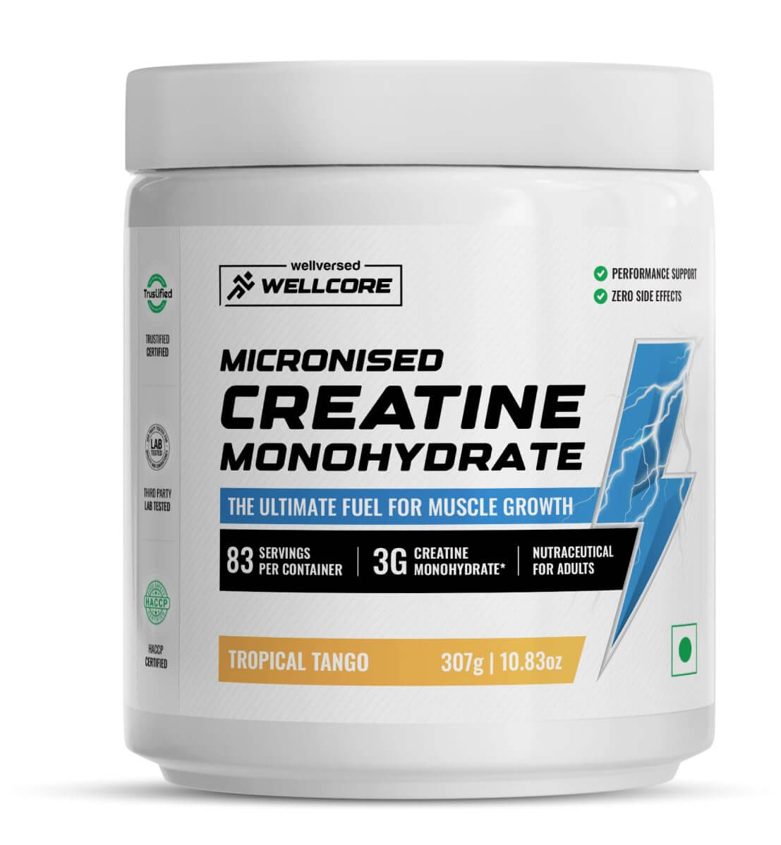 Wellcore Creatine 307gm |83 Servings (Tropical Tango)