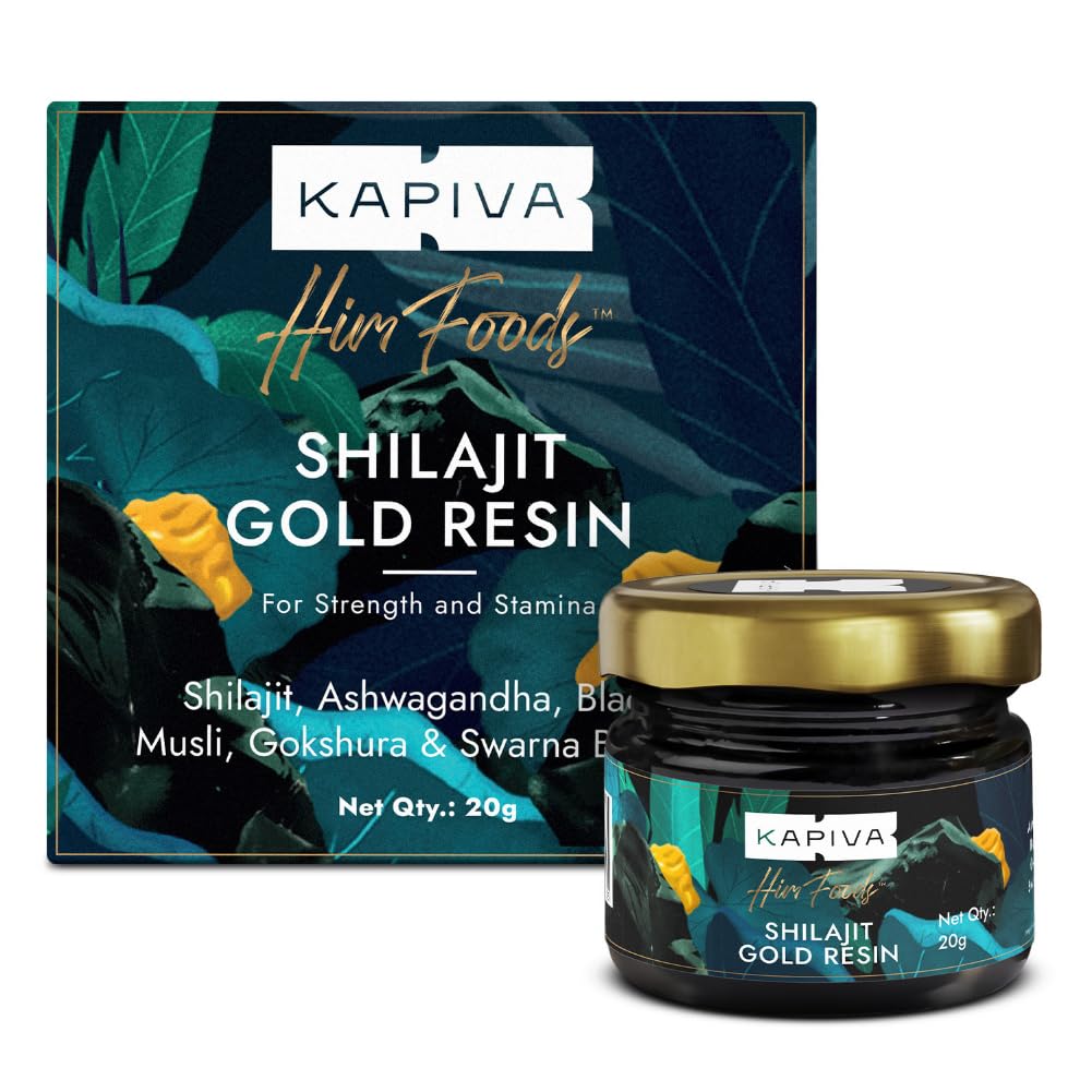 Kapiva Shilajeet Gold Resin - 20g | 500mg/Serving | 40 Servings