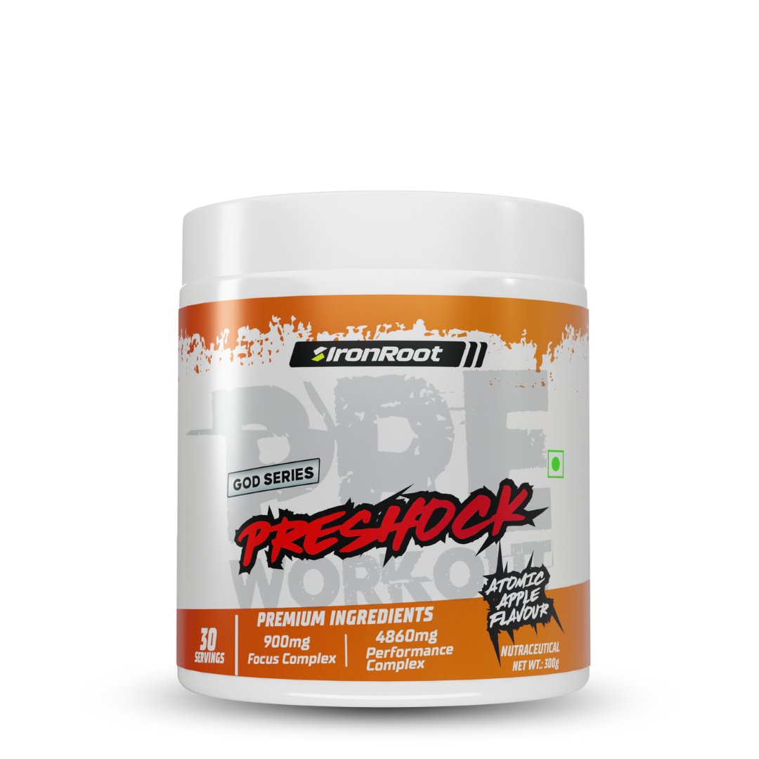 Iron Root Pre-Shock Pre-Workout ( Atomic Apple )
